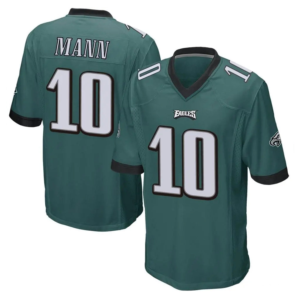 Tuec P.Eagles #10 Braden Mann Player Team Color Green Home Game Stitched Jerseys