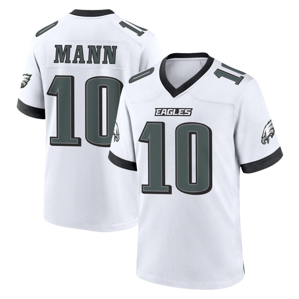 Tuec P.Eagles #10 Braden Mann Player White Game Home Stitched Jerseys