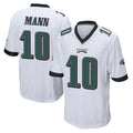 Tuec P.Eagles #10 Braden Mann Player White Home Game Stitched Jerseys