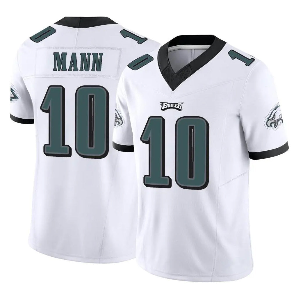 Tuec P.Eagles #10 Braden Mann Player White Limited Vapor F.U.S.E. Home Game Stitched Jerseys
