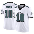 Tuec P.Eagles #10 Braden Mann Player White Limited Vapor F.U.S.E. Home Game Stitched Jerseys