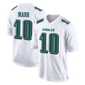 Tuec P.Eagles #10 Braden Mann Player White Tundra Fashion Home Game Stitched Jerseys
