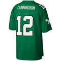 Tuec P.Eagles #12 Randall Cunningham Mitchell & Ness Kelly Green Legacy Replica Jersey