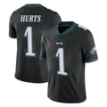 Tuec P.Eagles #1 Jalen Hurts Player Black Limited Vapor Untouchable Home Game Stitched Jerseys