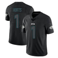 Tuec P.Eagles #1 Jalen Hurts Player Limited Black Impact Home Game Stitched Jerseys
