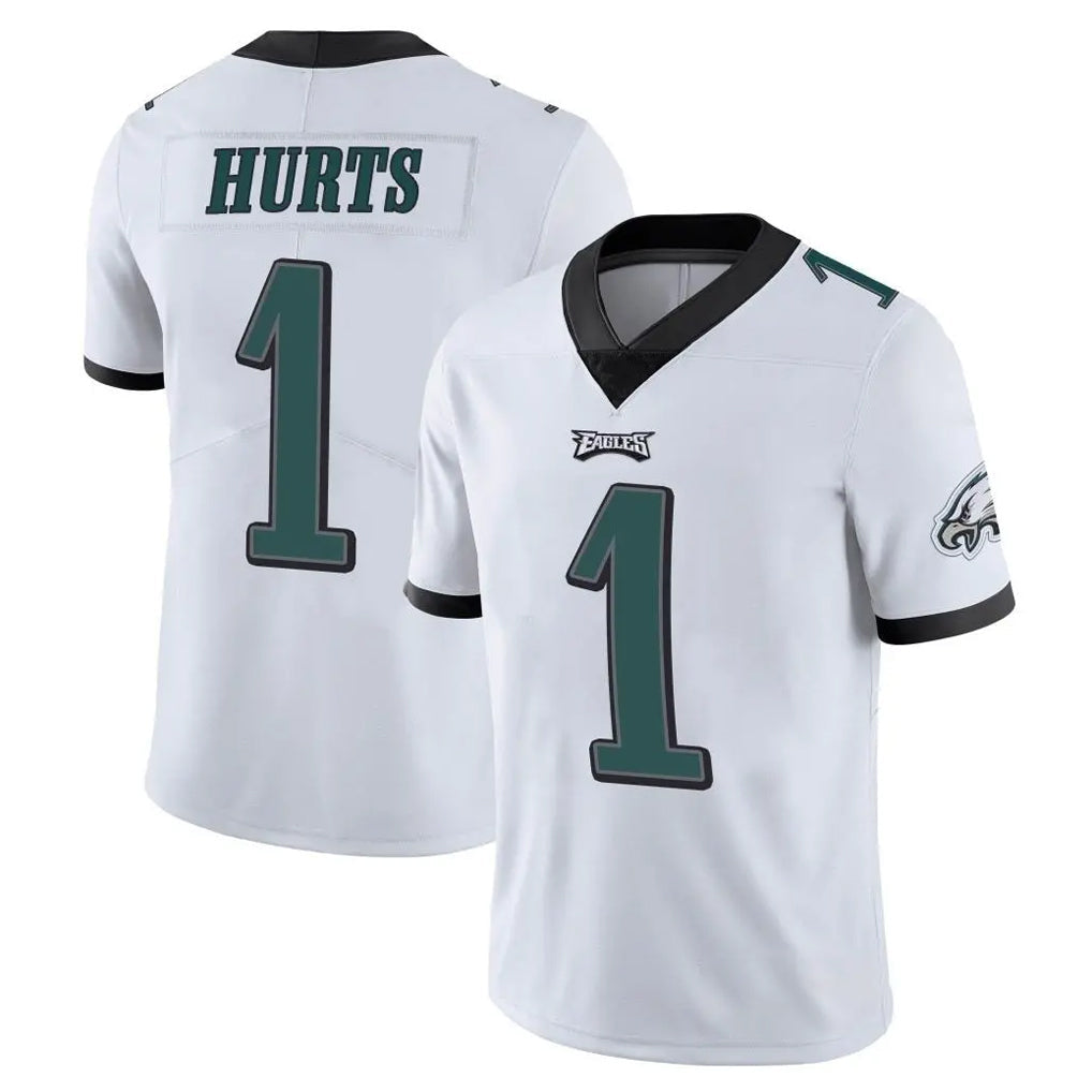 Tuec P.Eagles #1 Jalen Hurts Player White Limited Vapor Untouchable Home Game Stitched Jerseys