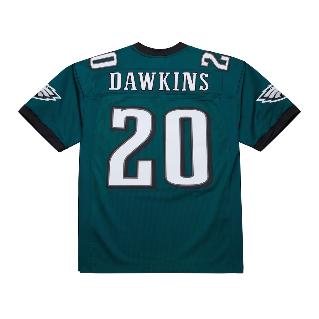 Tuec P.Eagles #20 Brian Dawkins Mitchell & Ness Green 2007 Authentic Throwback Retired Player Stitched Puhic Jersey