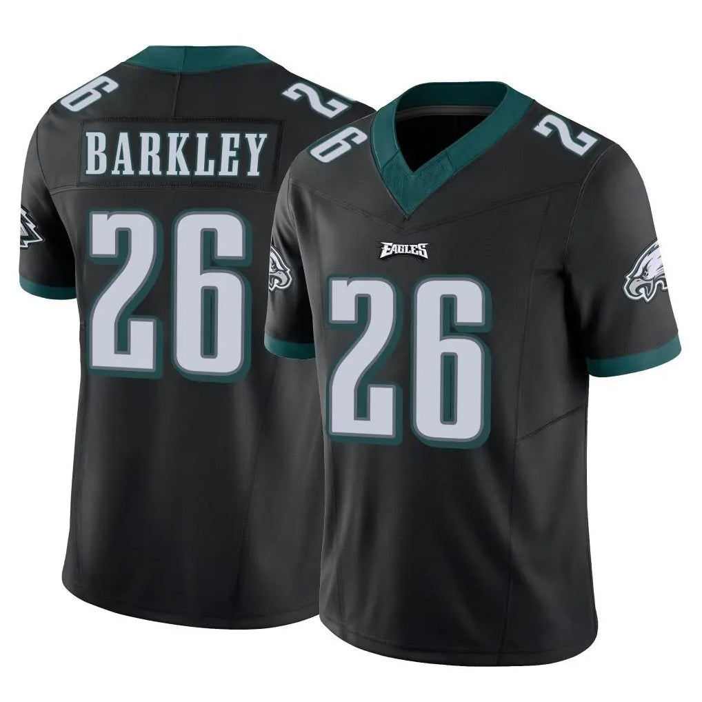 Tuec P.Eagles #26 Saquon Barkley Player Black Limited Vapor F.U.S.E. Home Game Stitched Jerseys