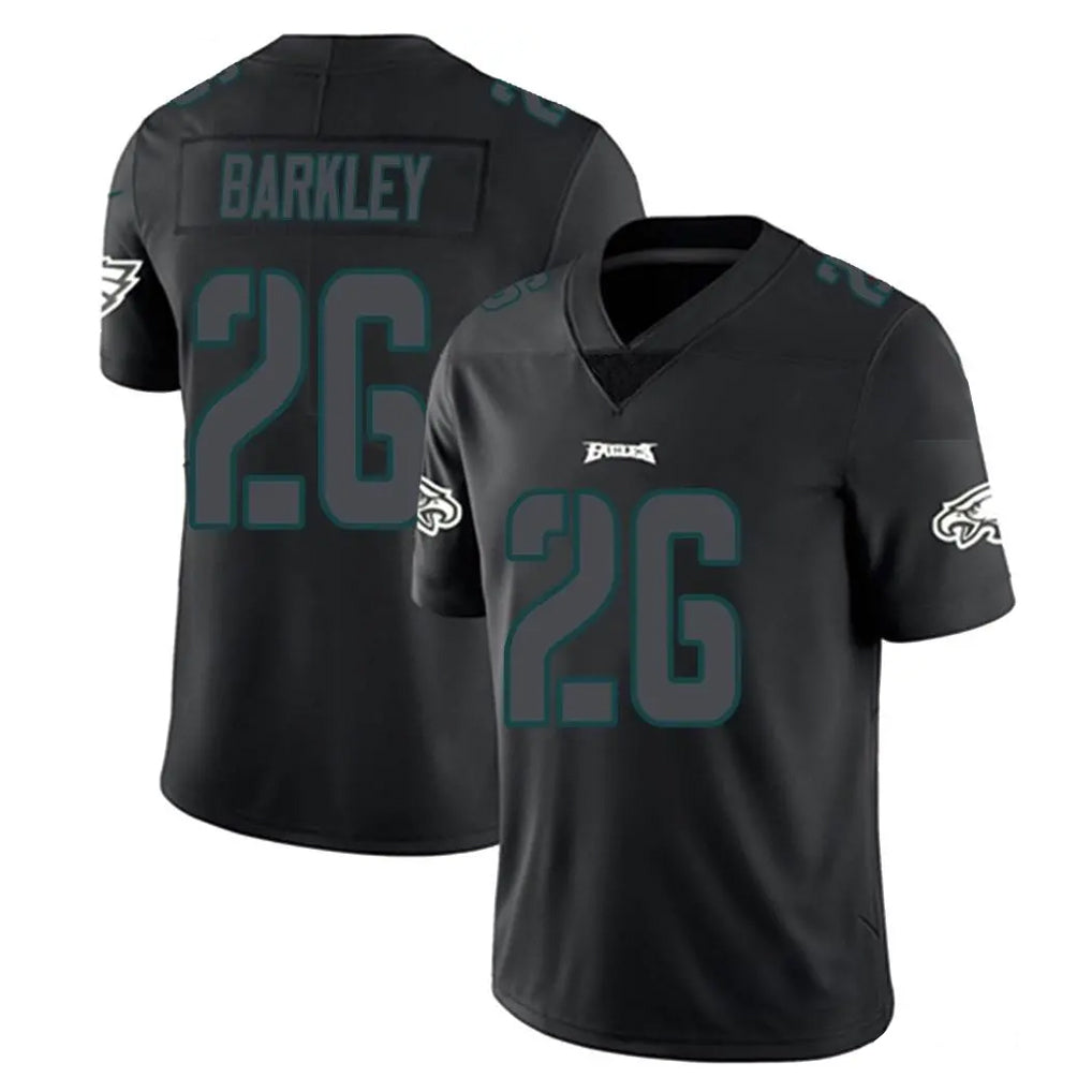 Tuec P.Eagles #26 Saquon Barkley Player Limited Black Impact Home Game Stitched Jerseys