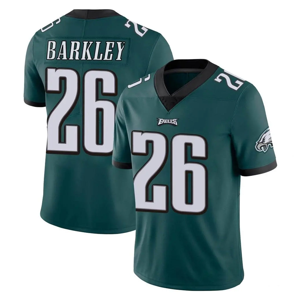 Tuec P.Eagles #26 Saquon Barkley Player Team Color Green Vapor Untouchable Home Game Stitched Jerseys