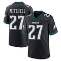 Tuec P.Eagles #27 Quinyon Mitchell Player Black Game Home Stitched Jerseys