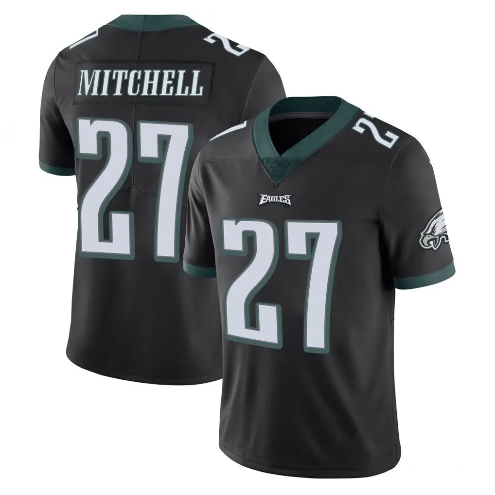 Tuec P.Eagles #27 Quinyon Mitchell Player Black Limited Vapor Untouchable Home Game Stitched Jerseys