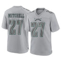 Tuec P.Eagles #27 Quinyon Mitchell Player Gray Atmosphere Fashion Home Game Stitched Jerseys