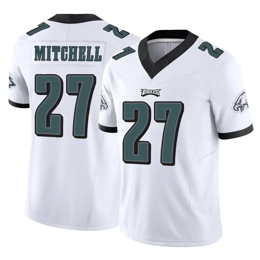 Tuec P.Eagles #27 Quinyon Mitchell Player White Limited Vapor F.U.S.E. Home Game Stitched Jerseys