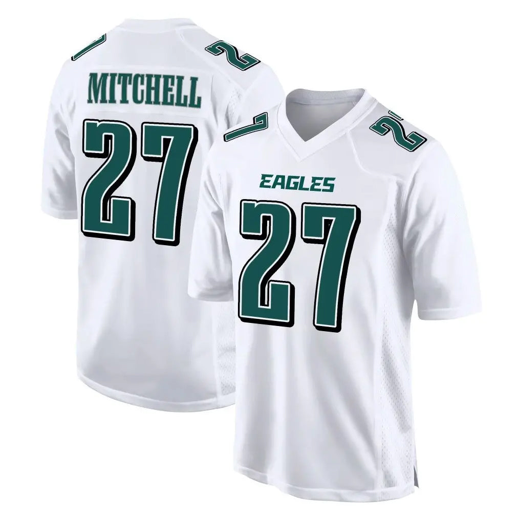 Tuec P.Eagles #27 Quinyon Mitchell Player White Tundra Fashion Home Game Stitched Jerseys