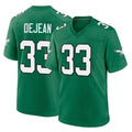 Tuec P.Eagles #33 Cooper DeJean Player Green Kelly Alternate Home Game Stitched Jerseys