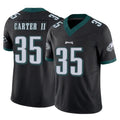 Tuec P.Eagles #35 Michael Carter II Player Black Limited Vapor F.U.S.E. Home Game Stitched Jerseys