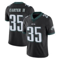 Tuec P.Eagles #35 Michael Carter II Player Black Limited Vapor Untouchable Home Game Stitched Jerseys