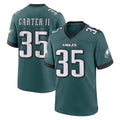 Tuec P.Eagles #35 Michael Carter II Player Green Home Game Stitched Jerseys