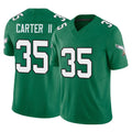 Tuec P.Eagles #35 Michael Carter II Player Green Kelly Alternate Vapor F.U.S.E. Home Game Stitched Jerseys