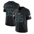 Tuec P.Eagles #35 Michael Carter II Player Limited Black Impact Home Game Stitched Jerseys