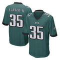 Tuec P.Eagles #35 Michael Carter II Player Team Color Green Home Game Stitched Jerseys