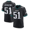 Tuec P.Eagles #51 Cam Jurgens Player Black Game Home Stitched Jerseys