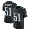 Tuec P.Eagles #51 Cam Jurgens Player Black Limited Vapor Untouchable Home Game Stitched Jerseys