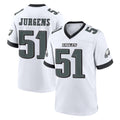 Tuec P.Eagles #51 Cam Jurgens Player White Game Home Stitched Jerseys