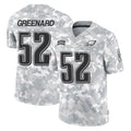 Tuec P.Eagles #52 Jonathan Greenard Player Arctic Camo Salute to Service Limited Game Stitched Jerseys