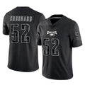 Tuec P.Eagles #52 Jonathan Greenard Player Black Reflective Limited Home Game Stitched Jerseys