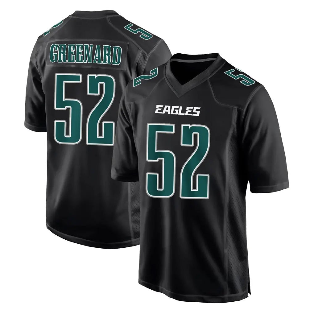 Tuec P.Eagles #52 Jonathan Greenard Player Carbon Black Fashion Home Game Stitched Jerseys