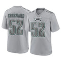 Tuec P.Eagles #52 Jonathan Greenard Player Gray Atmosphere Fashion Home Game Stitched Jerseys