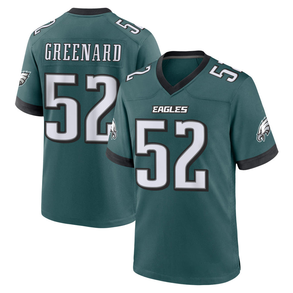 Tuec P.Eagles #52 Jonathan Greenard Player Green Home Game Stitched Jerseys