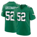 Tuec P.Eagles #52 Jonathan Greenard Player Green Kelly Alternate Home Game Stitched Jerseys