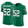 Tuec P.Eagles #52 Jonathan Greenard Player Green Kelly Alternate Vapor F.U.S.E. Home Game Stitched Jerseys