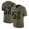Tuec P.Eagles #52 Jonathan Greenard Player Olive 2025 Salute To Service Limited Stitched Jerseys