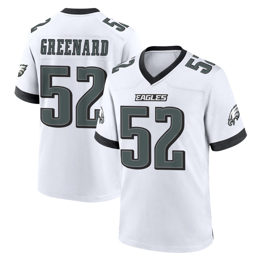 Tuec P.Eagles #52 Jonathan Greenard Player White Game Home Stitched Jerseys