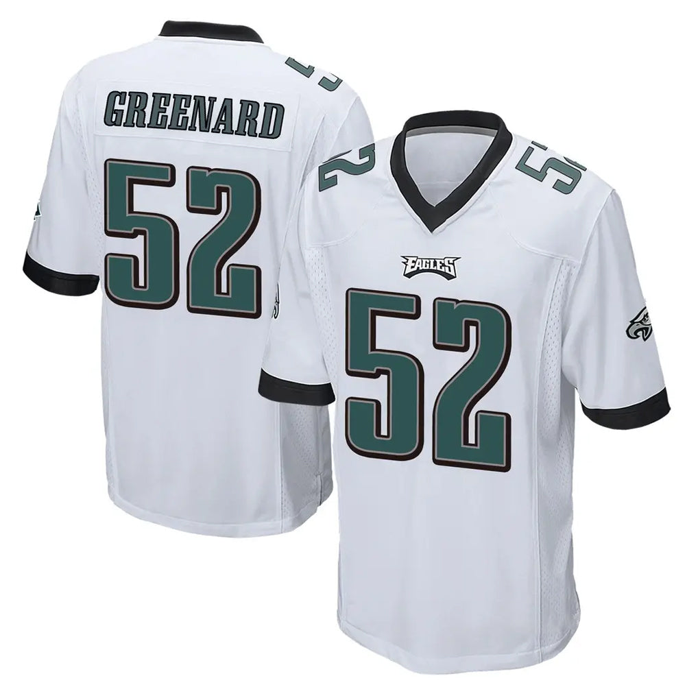 Tuec P.Eagles #52 Jonathan Greenard Player White Home Game Stitched Jerseys