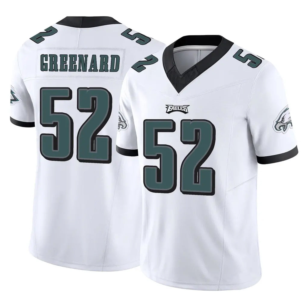 Tuec P.Eagles #52 Jonathan Greenard Player White Limited Vapor F.U.S.E. Home Game Stitched Jerseys