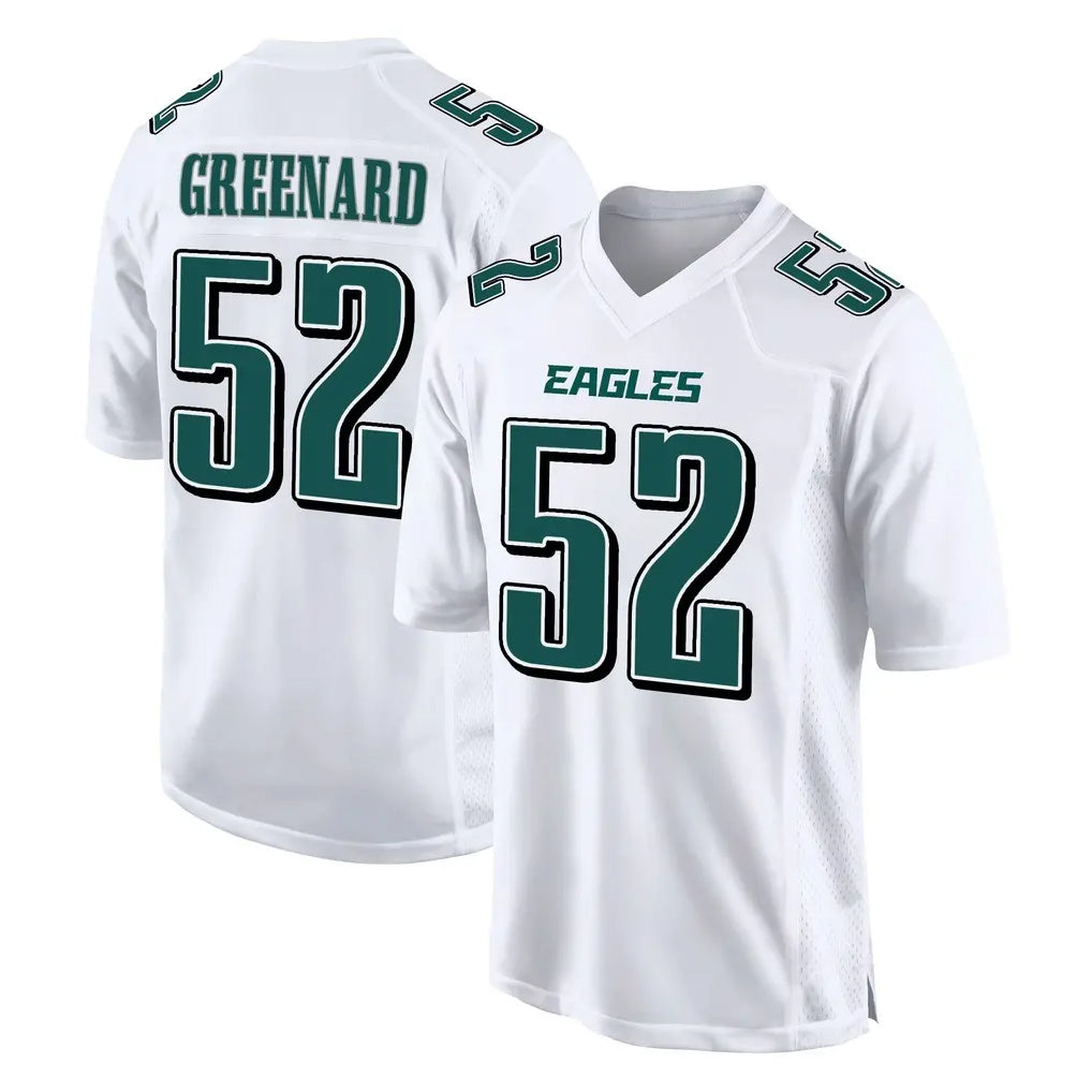 Tuec P.Eagles #52 Jonathan Greenard Player White Tundra Fashion Home Game Stitched Jerseys