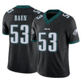 Tuec P.Eagles #53 Zack Baun Player Black Limited Vapor F.U.S.E. Home Game Stitched Jerseys