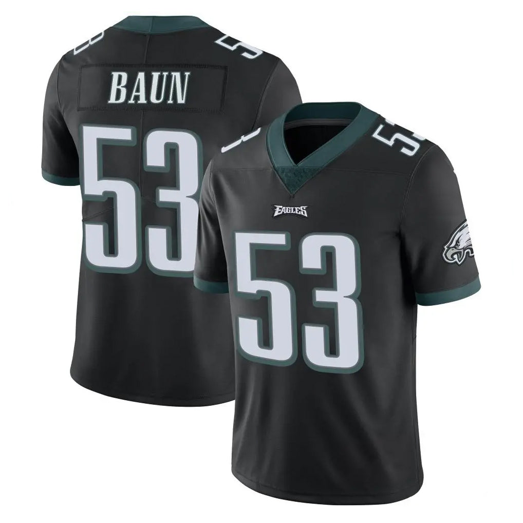 Tuec P.Eagles #53 Zack Baun Player Black Limited Vapor Untouchable Home Game Stitched Jerseys