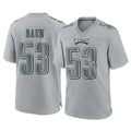 Tuec P.Eagles #53 Zack Baun Player Gray Atmosphere Fashion Home Game Stitched Jerseys