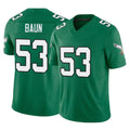 Tuec P.Eagles #53 Zack Baun Player Green Kelly Alternate Vapor F.U.S.E. Home Game Stitched Jerseys