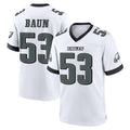 Tuec P.Eagles #53 Zack Baun Player White Game Home Stitched Jerseys