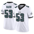 Tuec P.Eagles #53 Zack Baun Player White Limited Vapor F.U.S.E. Home Game Stitched Jerseys