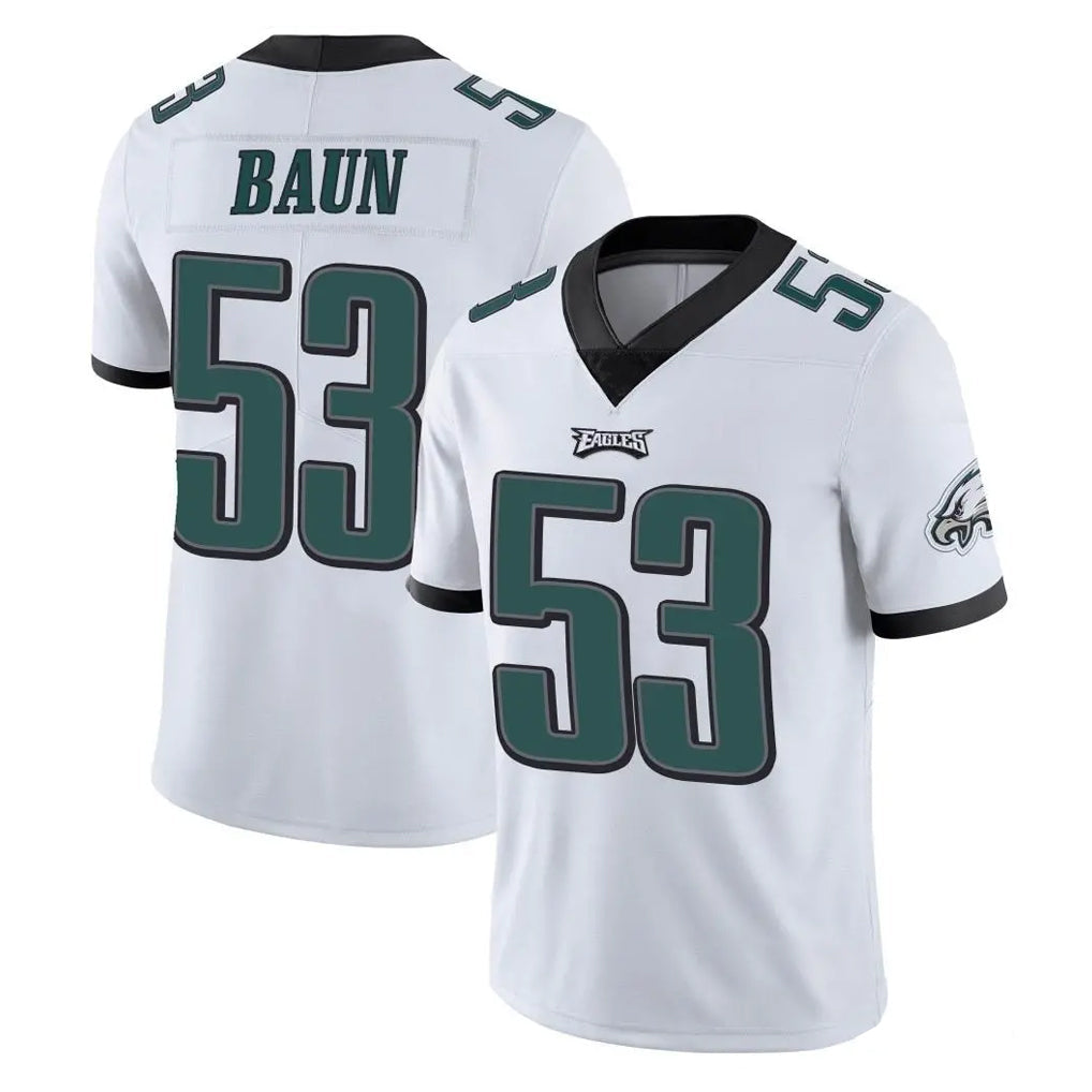 Tuec P.Eagles #53 Zack Baun Player White Limited Vapor Untouchable Home Game Stitched Jerseys