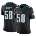 Tuec P.Eagles #58 Jalyx Hunt Player Black Limited Vapor F.U.S.E. Home Game Stitched Jerseys