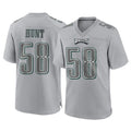 Tuec P.Eagles #58 Jalyx Hunt Player Gray Atmosphere Fashion Home Game Stitched Jerseys